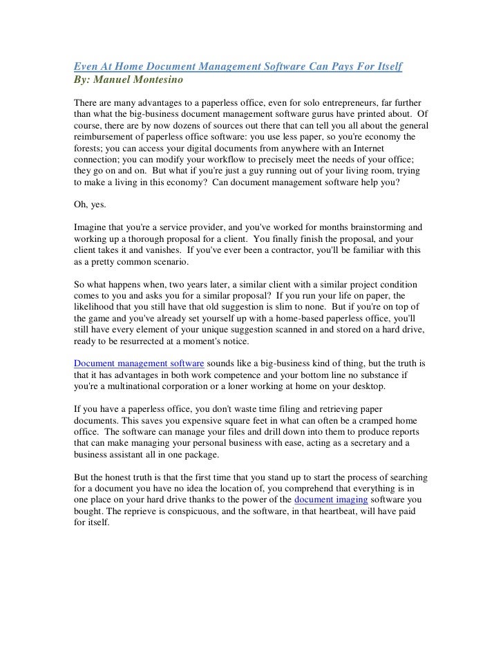 Home document imaging Home document imaging